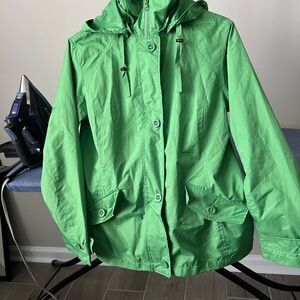 Land's End green spring jacket